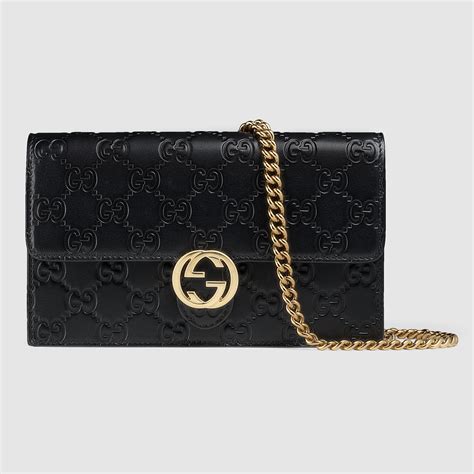 gucci signature chain wallet|gucci signature wallet on chain.